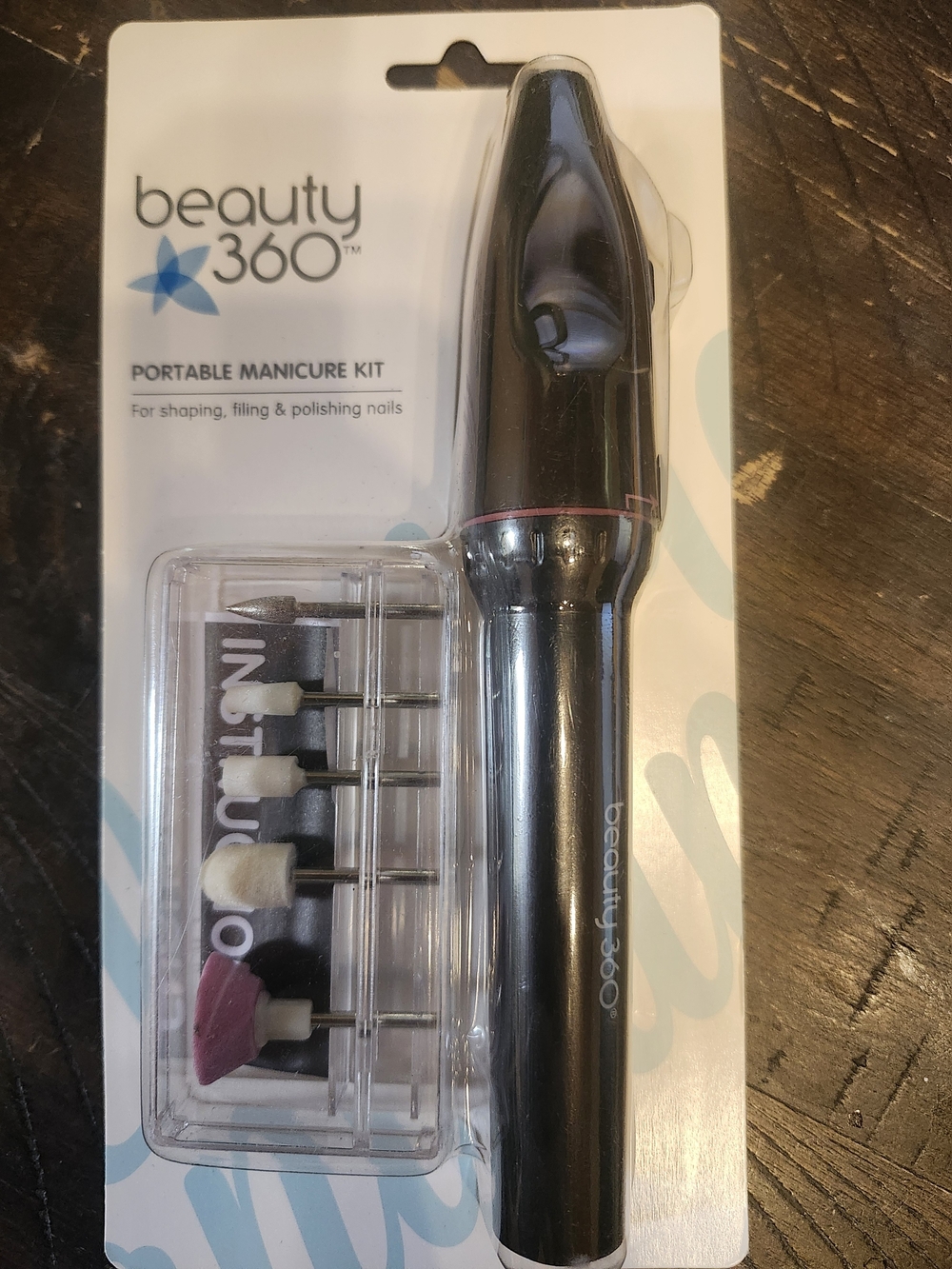 beauty 360 Portable Manicure Kit – Black